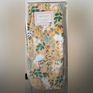 Cupcakes & Cashmere Yellow Floral Decorative Easter Throw